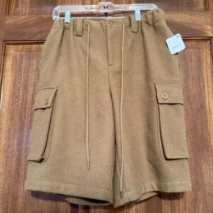 Free People Wool Cargo Shorts Small